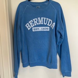 Blue sweatshirt from Bermuda